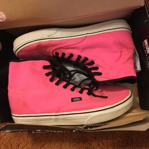 Neon Pink Vans